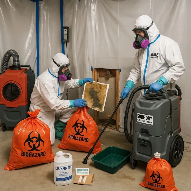 Contaminated Water Handling Protocols process in Des Peres, MO