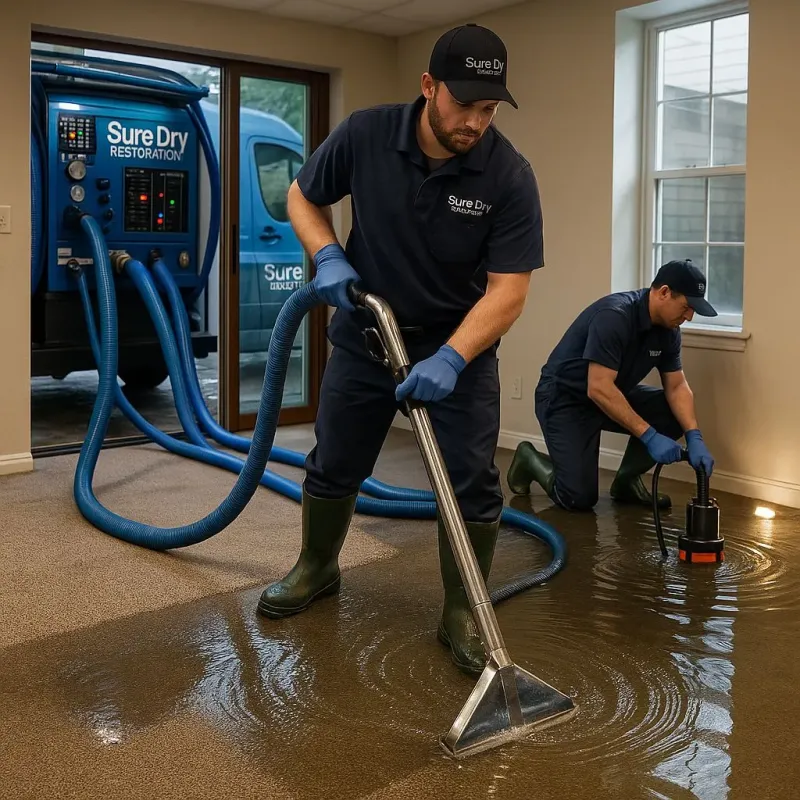 Water Extraction and Removal process in Des Peres, MO